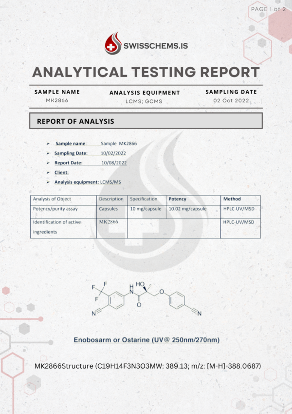 AC-262 (Accadrine), (10mg/capsule) 60 Capsules