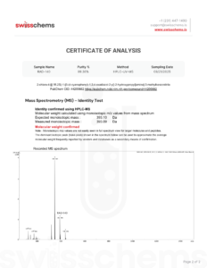 COA RAD 140 Lab Result COA 2