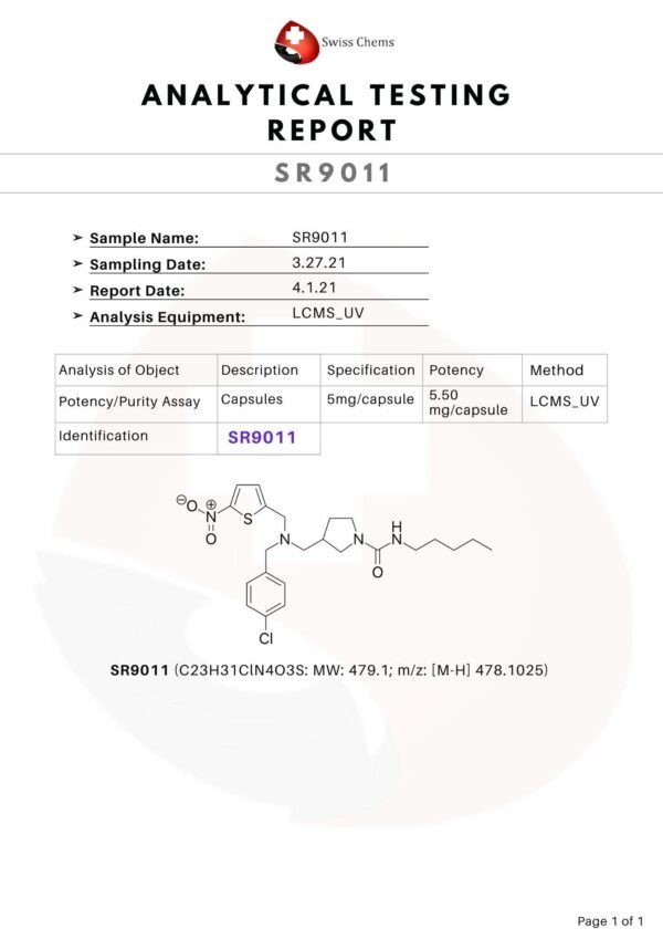 SR-9011 (5mg/capsule), 60 Capsules