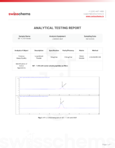 SC IGF 1 LR3 Lab Result