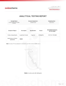 SC TB500 Lab Result pg.1