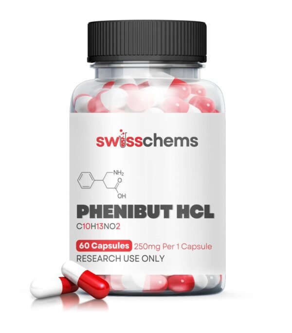 Phenibut HCL (250mg/capsule), 60 Capsules