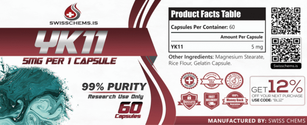 YK-11 (5mg/capsule), 60 Capsules